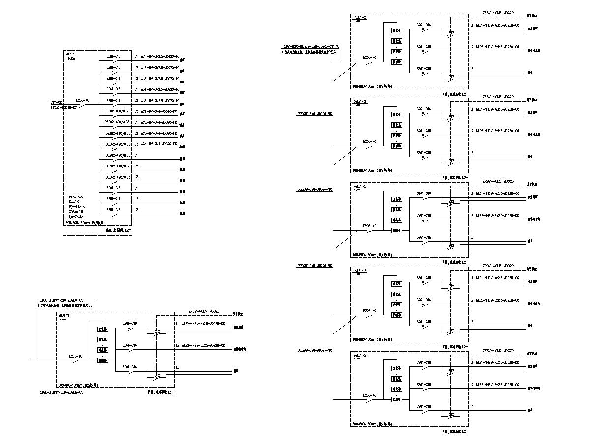 (2)配電系統圖中pe、kx、pjs、ljs代表意思